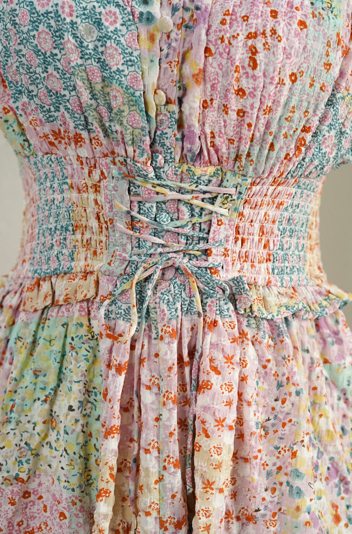 Soft Bloom Corset Dress