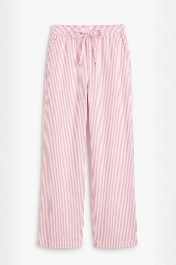 Soft Stripe Cotton Pants