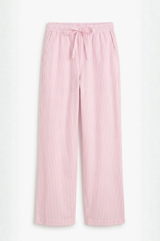 Soft Stripe Cotton Pants